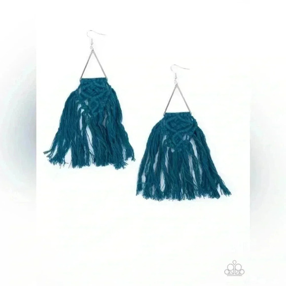 Macrame Earrings - Picture 2 of 5
